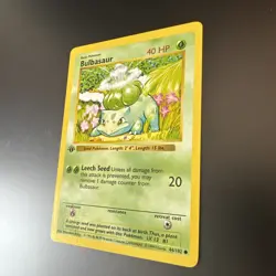 1999 Pokemon WOTC Base Set Bulbasaur 1st Edition Shadowless 44/102 MINT NM - Image 3