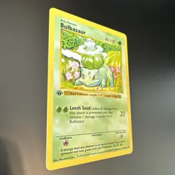 1999 Pokemon WOTC Base Set Bulbasaur 1st Edition Shadowless 44/102 MINT NM - Image 4