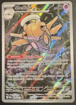 Shedinja 144/132 IR Illustration Rare - Mega Evolution Holo English Pokemon TCG - Image 1