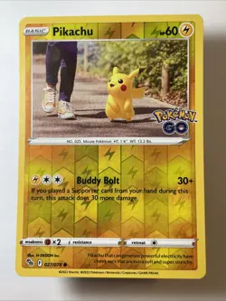 Pikachu 027/078 - Pokemon GO Reverse Holo (NM) - Image 1
