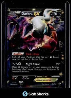 2013 POKEMON BLACK & WHITE LEGENDARY TREASURES #88/113 DARKRAI HOLO - Image 1