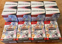 Pokemon Prismatic Evolutions 8.5 Booster Bundle x12 Boxes Sealed Free Shipping - Image 1