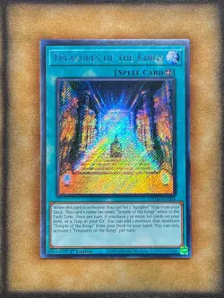 Yugioh Treasures of The Kings MZTM-EN006 Secret Rare 1st Ed NM - Image 1