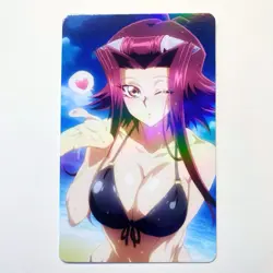 Yu-Gi-Oh! Akiza Izinski Sexy Doujin Waifu Girl Anime Art Goddess Card - Image 1