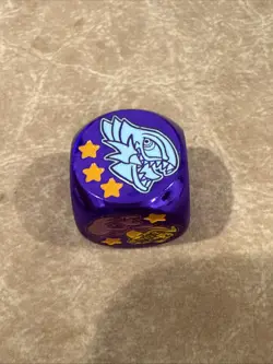 Manamoon Pegasus Toon Dice Amanda Lapalme Holographic Metal Dice Purple Yugioh - Image 1