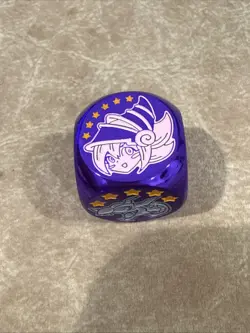 Manamoon Pegasus Toon Dice Amanda Lapalme Holographic Metal Dice Purple Yugioh - Image 5