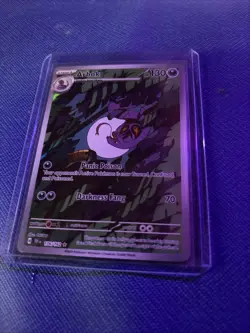 Pokemon TCG Arbok 176/162 Temporal Forces Illustration Rare Card NM Condition - Image 2