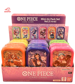 One Piece Card Game Mini-tin Pack Set Vol.2 Asian Limited - Set of 6 Mini Tins - Image 2