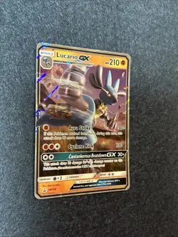 Pokemon Card Lucario GX SM100 Holo Black Star Promo 2018 Sun & Moon - Image 5