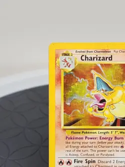 Charizard Pokemon Trading Card Holo Rare 4/102 1999 Base Set Very Good Condition - Image 3