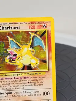 Charizard Pokemon Trading Card Holo Rare 4/102 1999 Base Set Very Good Condition - Image 4
