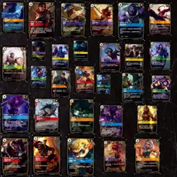 30Pcs+1 pack League of Legends - Riftbound TCG Card Chinese 2025 - Image 1