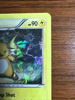 Pokemon TCG Raichu Breakthrough Holo Rare Card 49/162 Cracked Ice - Image 4