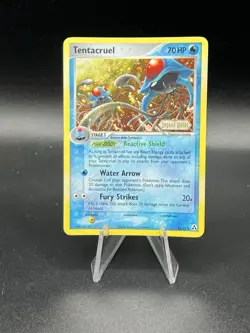 Pokemon Card - Tentacruel Legend Maker 45/92 Reverse Holo Stamped NM AS3 - Image 1