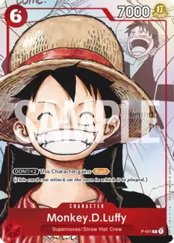 Luffy Manga Promo P-001 Alt Art English Holo - Premium Card Collection - ENGLISH - Image 2