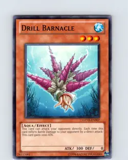 Yu-Gi-Oh TCG Drill Barnacle GENF-EN007 Unlimited Regular Common Card NM - Image 1