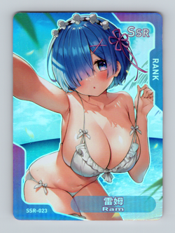 Goddess Story Senpai Haven - SSR-023 - Rem - Re:Zero - Sexy Anime Waifu Card - Image 1