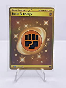 Pokemon Fighting Energy Lot of 4 Cards + 1 Graded | Prize Pack, Swirls, Gold - Image 3