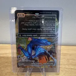 MTG Spectacular Spider-Man (0236) (Borderless) (Textured Foil) BAG MAN SUIT Mint - Image 4