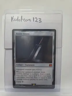 Buster Sword - FINAL FANTASY MTG - #0255- Mythic- Regular Non-Foil- Magic - Image 1