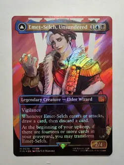 Emet-Selch, Unsundered - Hades (Borderless) (Surge Foil) MTG Final Fantasy 539 - Image 1
