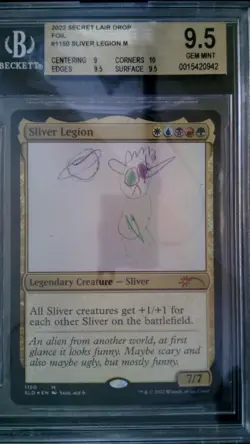 Sliver Legion Secret Lair Foil Edition MTG PSA BGS 9.5 gem mint Future judge! - Image 1