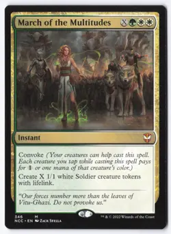 March of the Multitudes M Commander: Streets of New Capenna 346 NM - Image 1