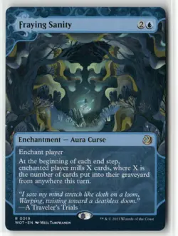 Fraying Sanity 19 Near Mint MTG Wilds of Eldraine: Enchanting Tales Magic - Image 1