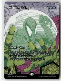 Mindbreak Trap (Borderless) 11 NM MTG Spider-Man Marvel Universe Magic - Image 1