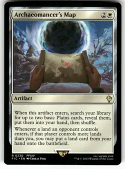 Archaeomancer's Map 230 NM MTG FINAL FANTASY Commander Magic - Image 1