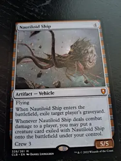 Nautiloid Ship Commander Legends: Battle for Baldur's Gate Regular LP Mtg - Image 1