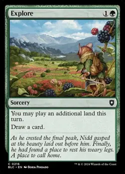 1x Explore NM Eng MTG - Bloomburrow Commander - Image 1