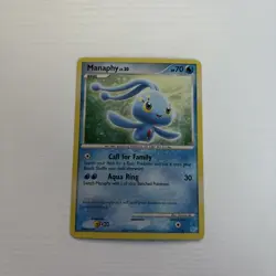 Manaphy DP Trainer Kit Manaphy 4/12 Holo Pokemon Card - Image 2