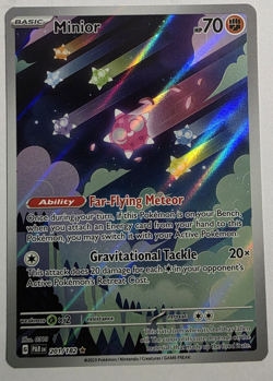 Minior 201/182 IR SV04 Pokemon TCG Paradox Rift Illustration Rare Holo NM - Image 1