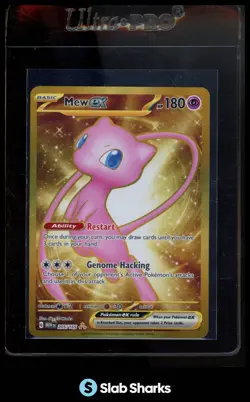2023 POKEMON SV 151 - MEW EN #205/165 MEW EX HYPER RARE - Image 1