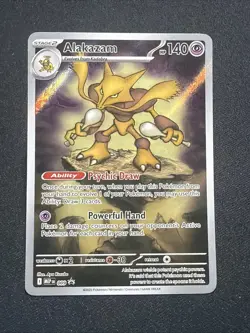 Pokemon TCG - Alakazam 009 (Black Star Promo) - Mega Evolution Promos - Image 1
