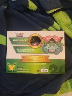 Pokemon TCG Venusaur EX Box 20th Anniversary Red & Blue Collection - SEALED! - Image 2