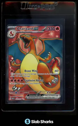 2023 POKEMON SV 151 - MEW EN #183/165 CHARIZARD EX ULTRA RARE - Image 1