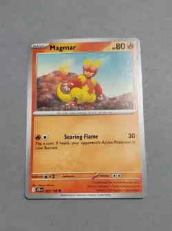 2025 Pokemon TCG Journey Together Lot Of 2 Magmar, Magmortar - Image 2