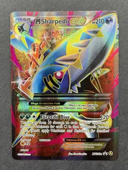M Sharpedo EX XY200a Alternate Art Holo - XY Black Star Promo - Pokemon - NM - Image 1