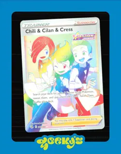 Pokemon TCG Chili & Cilan & Cress Fusion Strike 273/264 Holo Secret Rare - Image 1