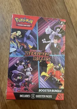 Pokemon TCG: Destined Rivals Booster Bundle 6 Packs Factory Sealed English - Image 1