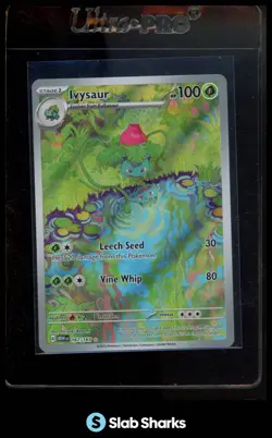 2023 POKEMON SV 151 - MEW EN #167/165 IVYSAUR ILLUSTRATION RARE - Image 1