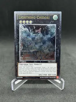 Yugioh Lightning Chidori CBLZ-EN052 Ultimate Rare 1st Edition NM - Image 1
