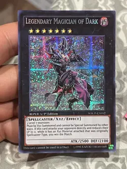 Yugioh! Legendary Magician Of Dark - WSUP-EN052 - Secret Rare - 1st Edition - NM - Image 1