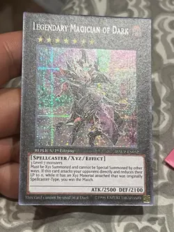 Yugioh! Legendary Magician Of Dark - WSUP-EN052 - Secret Rare - 1st Edition - NM - Image 2