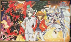 Yu-Gi-Oh Jaden & Aster Phoenix Playmat High Quality Rubber Mat and Print - Image 2