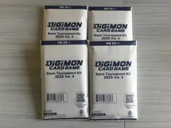 4x - DIGIMON CARD GAME STORE TOURNAMENT KIT 2025 Vol 4- NEW & SEALED ENGLISH - Image 1