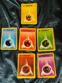 Pokemon 1999 Original Energy Cards, Lot Of 101 - Image 1