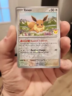 Eevee - (Pokemon Day 2025) (Reverse Cosmos Holo) 074/131 Miscellaneous Cards... - Image 1